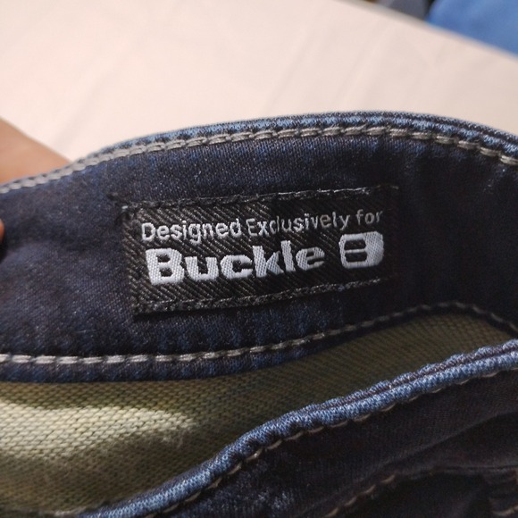 BKE Salvage Supply Co Mayhem Straight Jeans Men's 32 32x31 Regular Fit Dark Wash - Picture 14 of 16